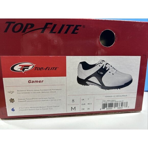 Men’s Topflite Golf Shoes Golf Cleats NIB Size 8 US 40.5 EUR - Picture 12 of 12